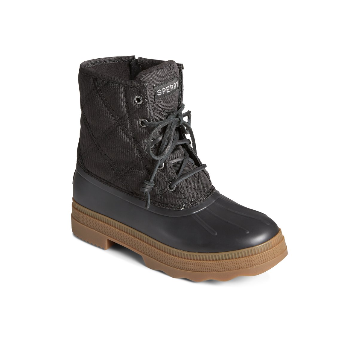 Dark gray sperry duck boots shop